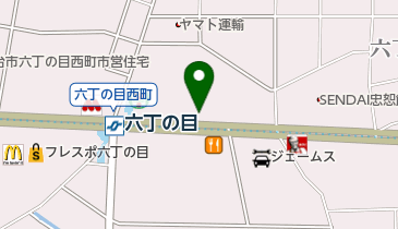 伊達の街どうぶつ病院の地図画像