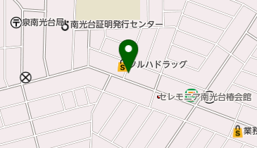 南光台カイロプラクティックの地図画像