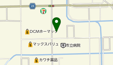 オーディン寒河江店の地図画像