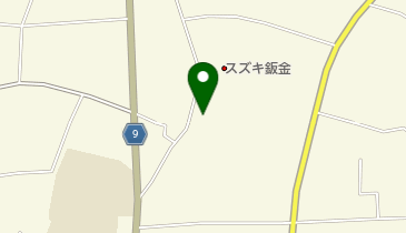 金田自転車店の地図画像