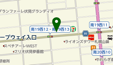 山鼻マッサージ室の地図画像
