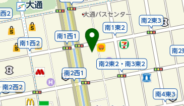 住友生命保険相互会社 札幌支社 業務用の地図画像