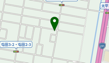 屯田ガラスサービスの地図画像