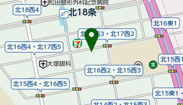 ビューティサロン北の研美 本店の地図画像