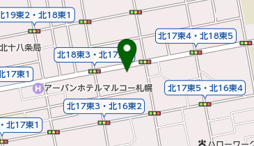 ナガイレーベン株式会社北海道支店の地図画像
