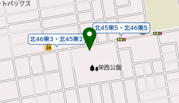 株式会社北舞水産 北45条店の地図画像