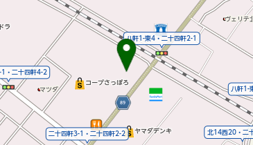 湯処花ゆづきの地図画像