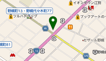 美容室ブルー(Blue)の地図画像