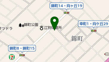 江別市夜間急病センターの地図画像