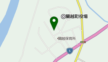 蘭越町学童保育所の地図画像