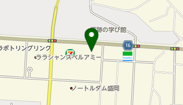 クリエイト伝装株式会社盛岡営業所の地図画像
