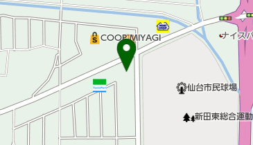 メガネの相沢 新田東店の地図画像