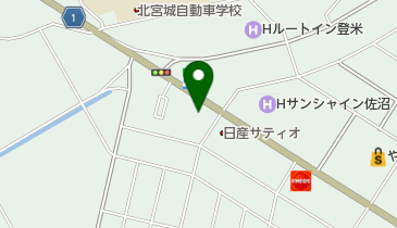 やまなか家佐沼店の地図画像