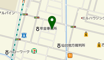 古川総合労働相談コーナーの地図画像