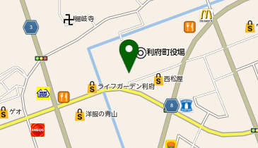 利府町郷土資料館の地図画像