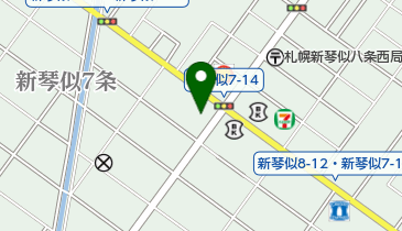 ベントス新琴似店の地図画像