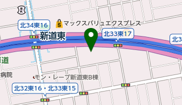 紳士服の山下新道東店の地図画像
