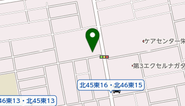 オフィス倉庫札幌の地図画像