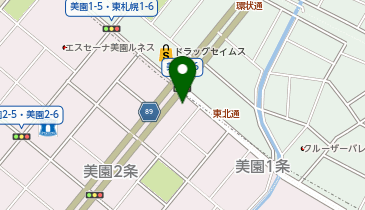 芦原会館札幌支部の地図画像