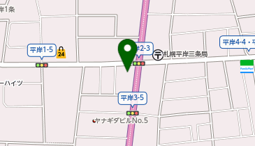 木の花鍼灸院の地図画像