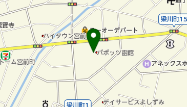 ビックバン函館店の地図画像