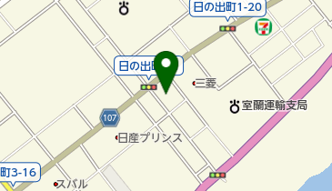 ヨコハマタイヤ販売株式会社室蘭営業所の地図画像