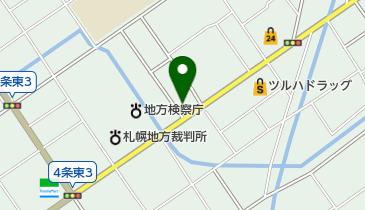 ピザ・テンフォー北海道岩見沢店の地図画像