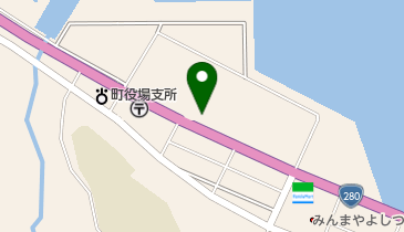 上磯調剤薬局三厩店の地図画像