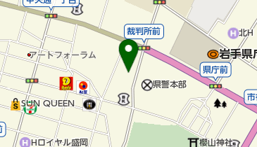 岩手洋服販売株式会社の地図画像