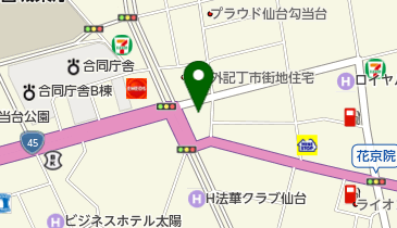 全日本空道連盟大道塾東北本部の地図画像