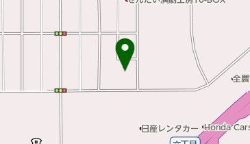 仙台市役所 水道局 卸町庁舎給水部南配水課 東維持係の地図画像
