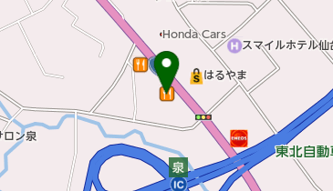 まるまつ 泉大沢店の地図画像