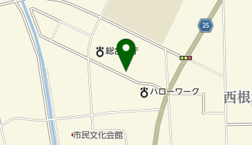 村山総合支庁西村山地域振興局 総合案内窓口の地図画像