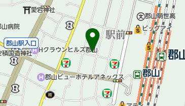 扶洋サロン郡山エコの地図画像