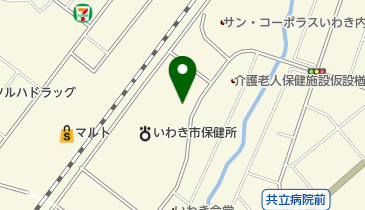 いわき市保健所 総務課 総務係の地図画像