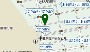 北海道和光純薬株式会社の地図画像