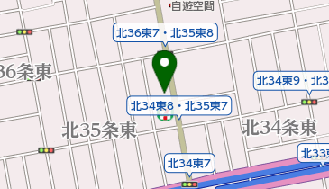 美容室ナカムラの地図画像