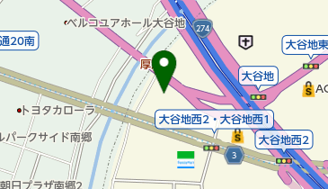 ごまそば遊鶴大谷地店の地図画像