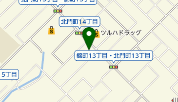 美容室UBUの地図画像