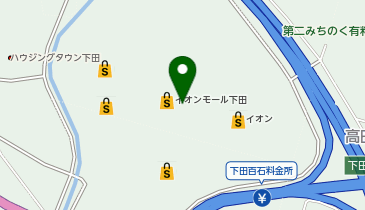 イオンモール下田の地図画像