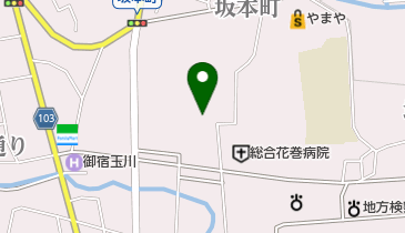 花巻市 花巻中央振興センターの地図画像