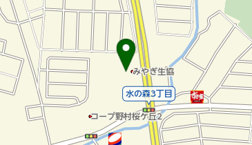 お茶の井ヶ田株式会社 喜久水庵桜ケ丘店の地図画像