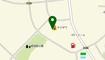 うさちゃんクリーニング ヤマザワ富谷成田店の地図画像