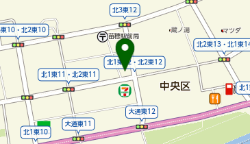 株式会社札幌花材の地図画像