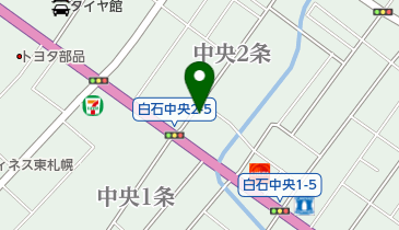 総合リサイクルシーズン札幌の地図画像