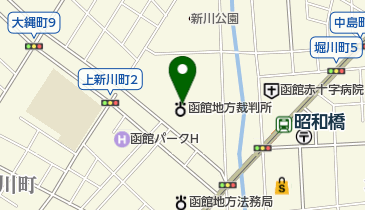 函館検察審査会・検察審査制度に関する問い合わせの地図画像