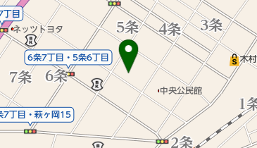 江別コンタクトレンズ研究所の地図画像