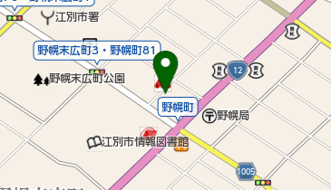 株式会社富士メガネ 野幌店の地図画像