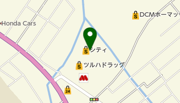 ワコードライセンター シティ店の地図画像