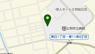 株式会社士別調剤薬局の地図画像